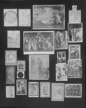 Aby Warburg, Mnemosyne Atlas, Panel 39: The Nymph In Motion